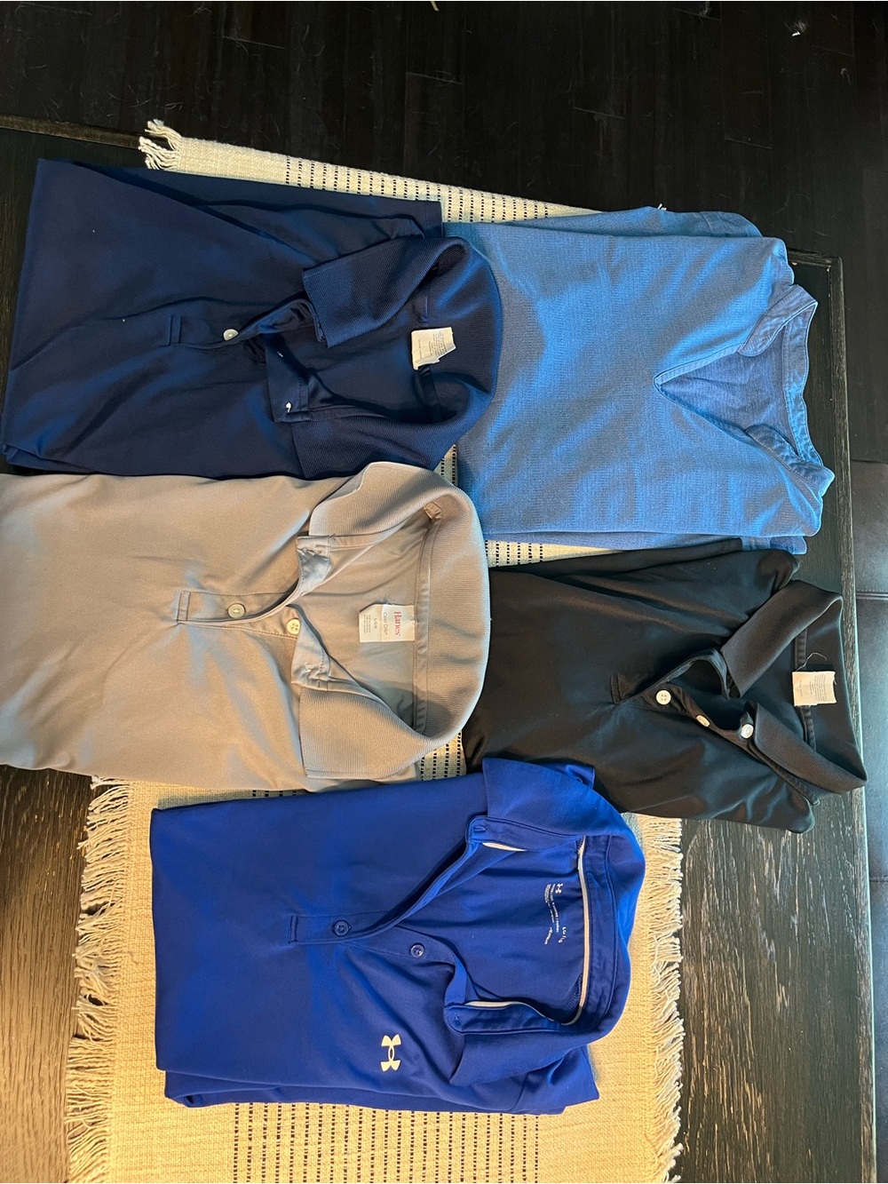 Women Assorted Polo Shirt Bundle - Blue, Navy, Black, Gray